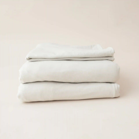 Fitted Sheet with Pillowcases in Oat