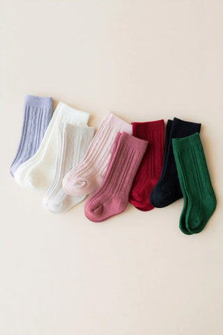 Knee High Socks in Cloud
