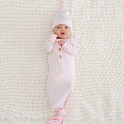 Knotted Gown with Hat Set in Sakura