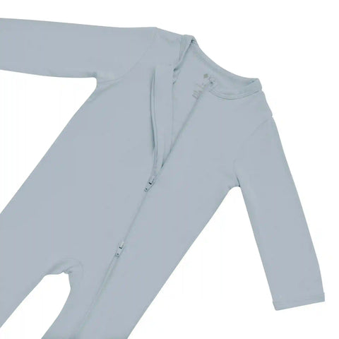 Zippered Romper in Fog