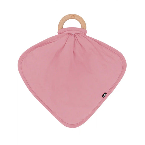 Lovey in Apple Blossom with Removable Wooden Teething Ring