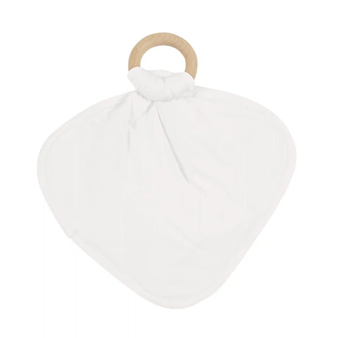 Lovey in Cloud with Removable Wooden Teething Ring