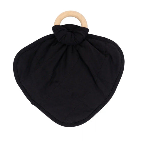 Lovey in Midnight with Removable Wooden Teething Ring