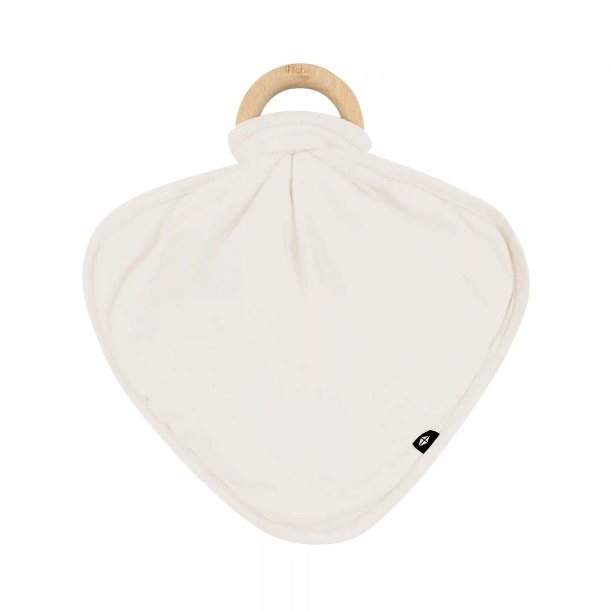 Lovey in Oat with Removable Wooden Teething Ring