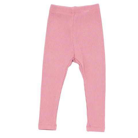 Ribbed Leggings in Apple Blossom
