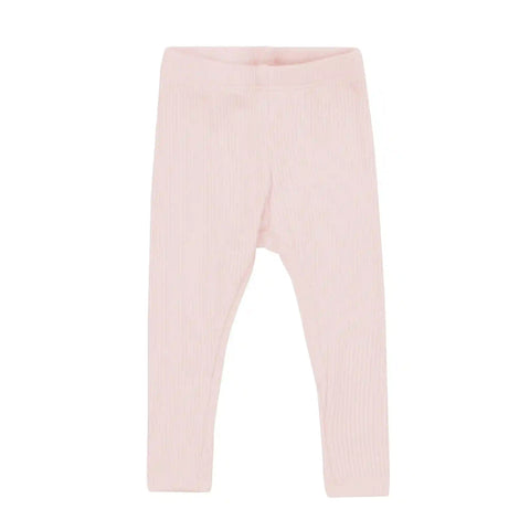 Ribbed Leggings in Blush