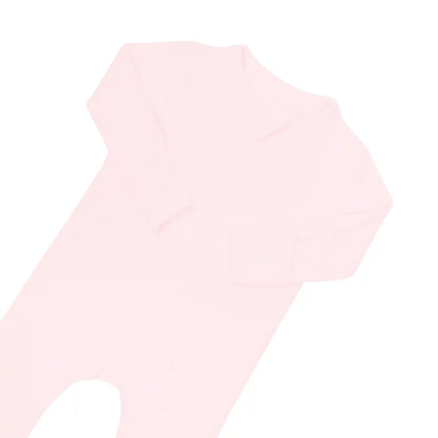 Ribbed Zipper Romper in Sakura