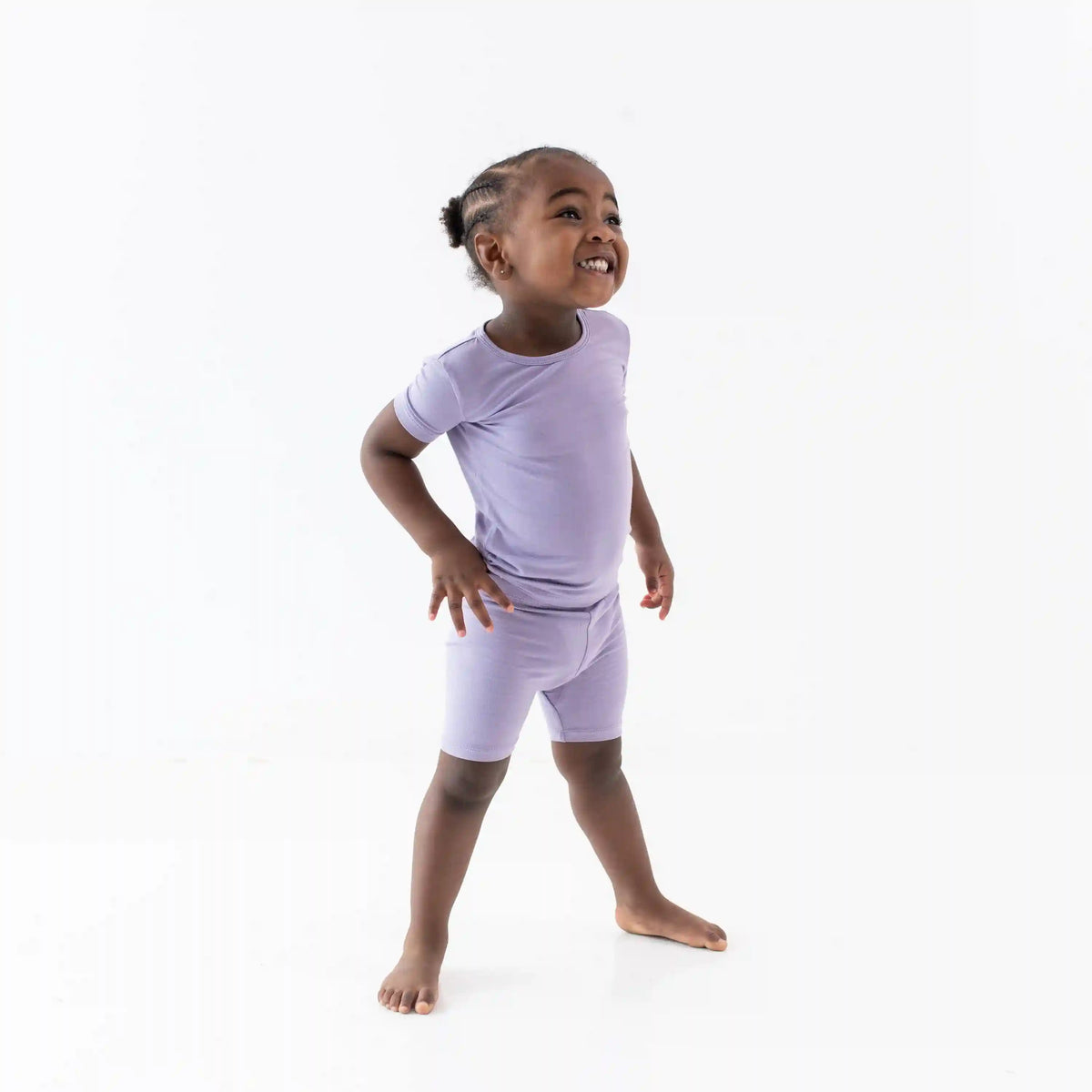Short Sleeve Pajamas in Taro
