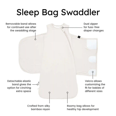 Sleep Bag Swaddler in Oat 1.0