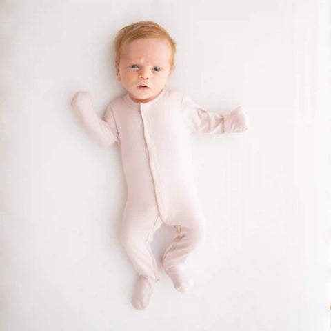 Footie in Blush