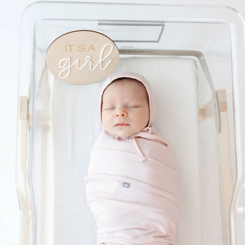 Swaddle Blanket in Blush