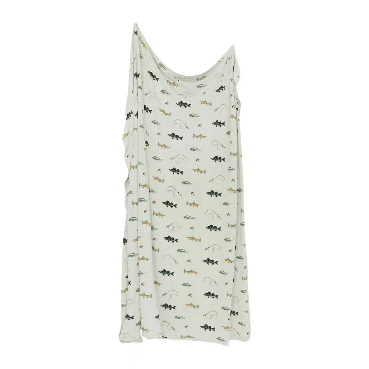 Swaddle Blanket in Fishing