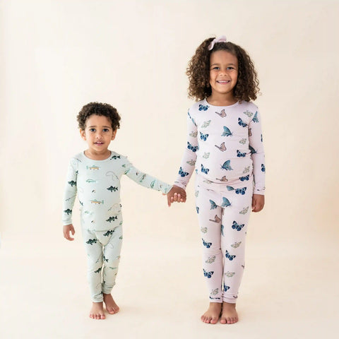 Long Sleeve Pajamas in Fishing