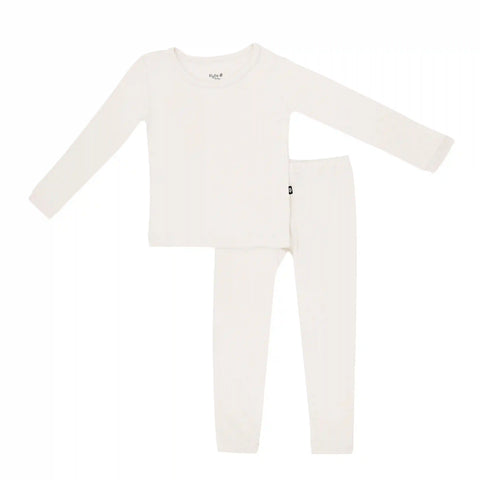 Long Sleeve Pajamas in Oat