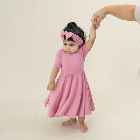 Twirl Dress in Apple Blossom