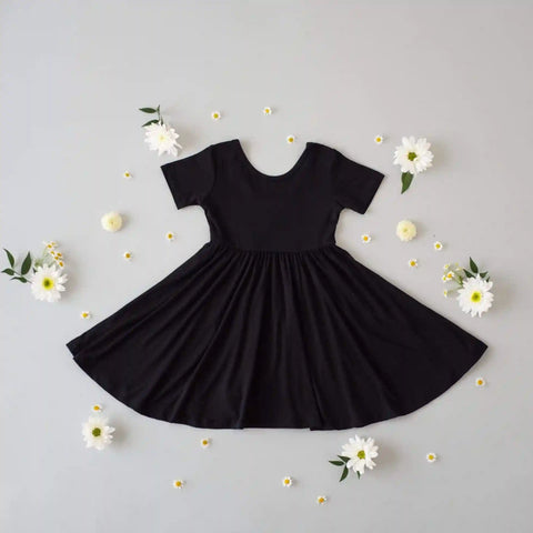 Twirl Dress in Midnight