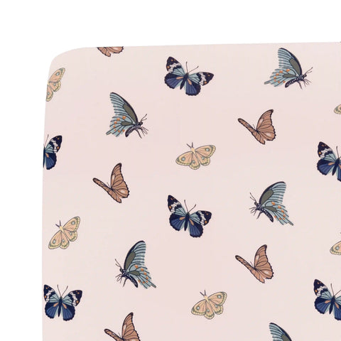 Twin Sheet in Blush Butterfly