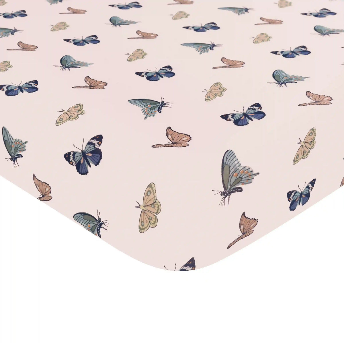 Twin Sheet in Blush Butterfly