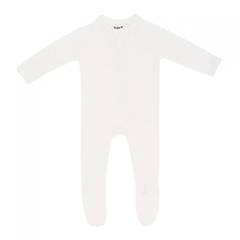Zippered Footie in Cloud