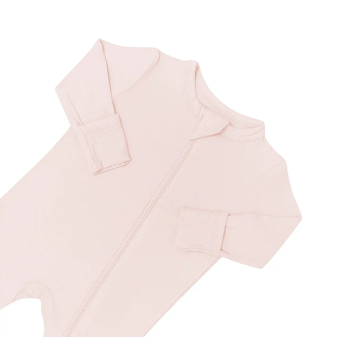 Zippered Romper in Blush