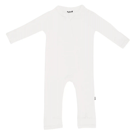 Zippered Romper in Cloud
