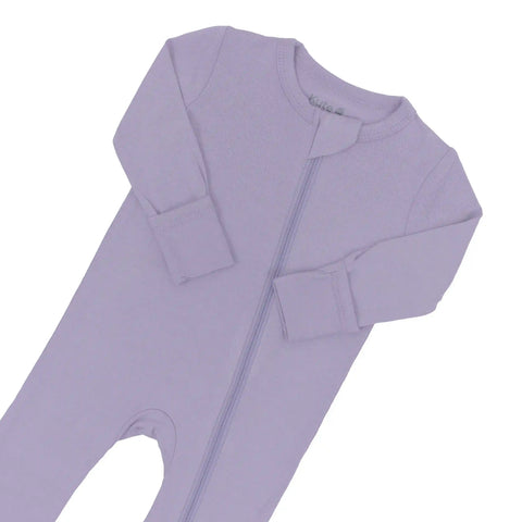 Zippered Romper in Taro